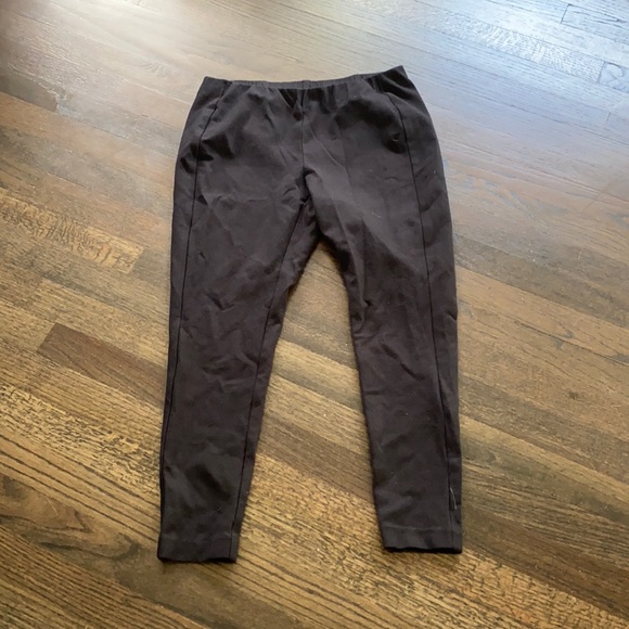 J. Jill M Petite Ponte Knit Leggings EUC Black - Picture 1 of 8